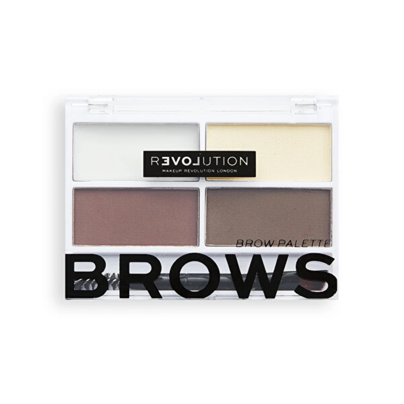 Revolution Sada na úpravu obočí Colour Cult Dark (Brow Palette) 3,2 g Dark