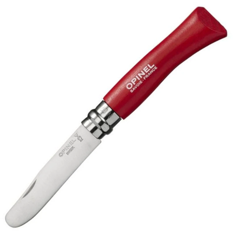 My first OPINEL VRI 7 Inox, 8 cm, RED