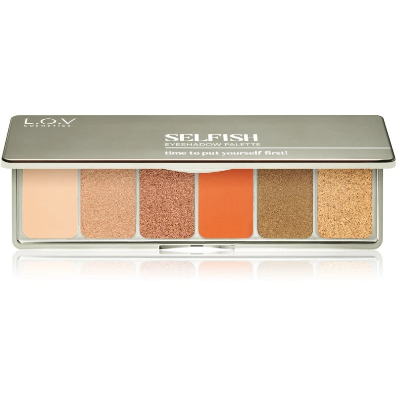 L.O.V. Eyeshadow Palette paletka očních stínů odstín Selfish 12 g