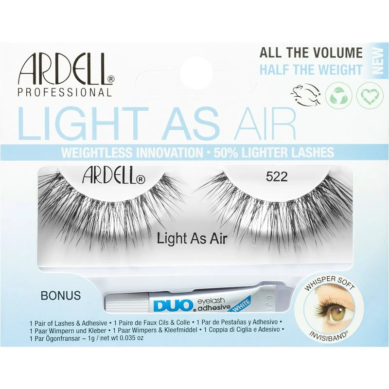 Ardell Light As Air umělé řasy s lepidlem typ 522 1 g