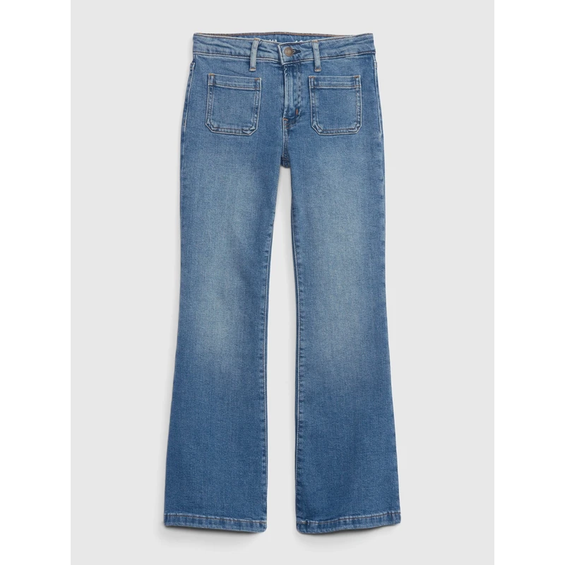 GAP Otroške Jeans flare high rise - Holky