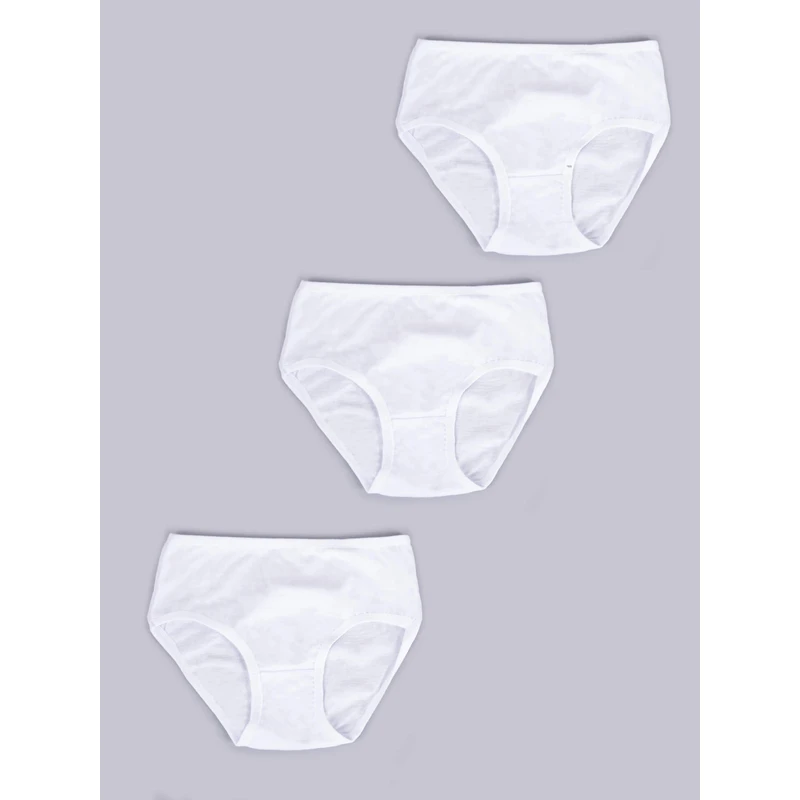 Yoclub Kids's Cotton Girls' Briefs Underwear 3-Pack BMD-0038G-AA10