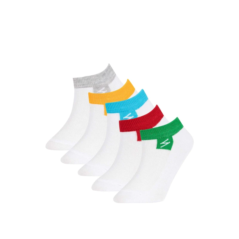 DEFACTO Boys 5 Pack Cotton Booties Socks