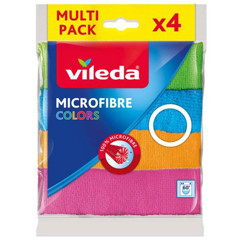 Vileda Mikrohadřík Colors 4ks