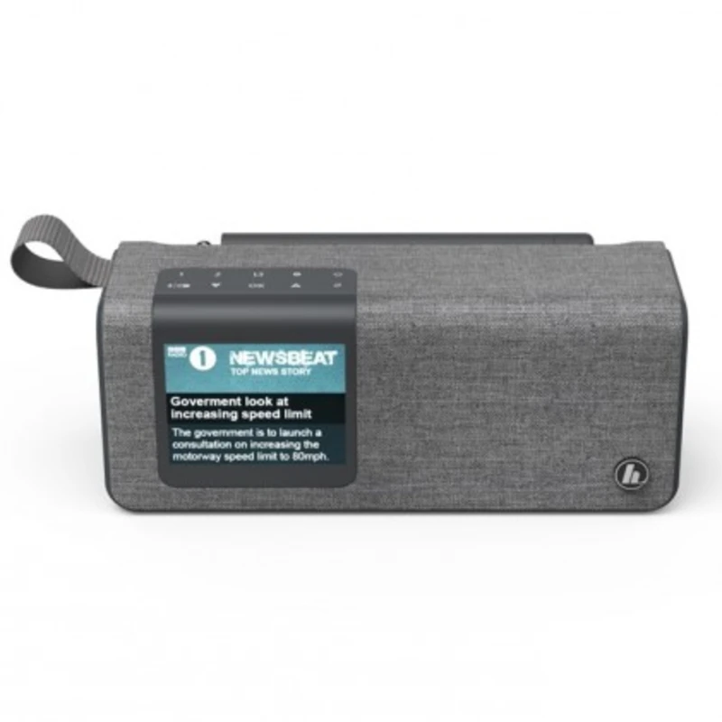 Stolní rádio Hama DR200BT, DAB+, FM, Bluetooth, šedá