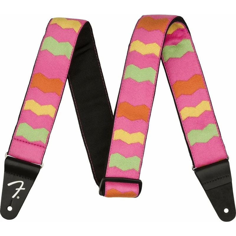 Fender MonoNeon Woven Strap Neon Pink