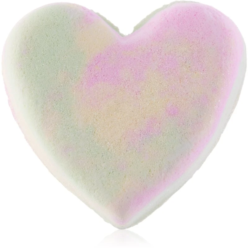 Daisy Rainbow Bubble Bath Sparkly Heart šumivá koule do koupele Tropical Twist 70 g