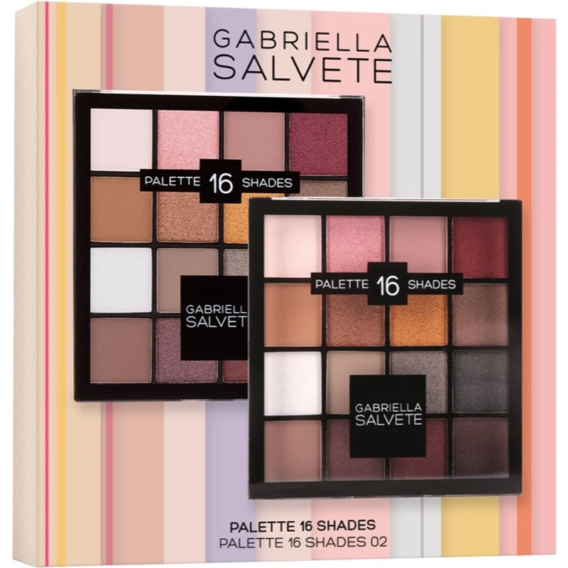 Gabriella Salvete Eyeshadow 16 Shades Palette dárková sada