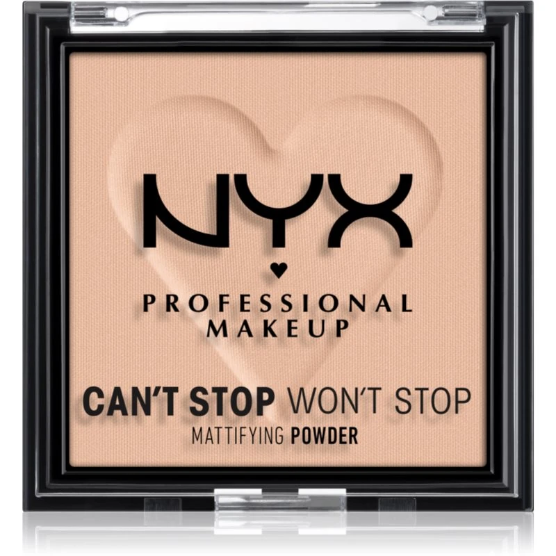 NYX Professional Makeup Can't Stop Won't Stop Mattifying Powder matující pudr odstín 04 Meduim 6 g