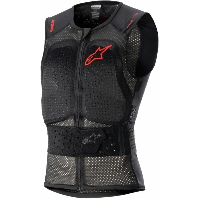 Alpinestars Nucleon Flex Pro Protection Vest Transparent Smoke/Red M