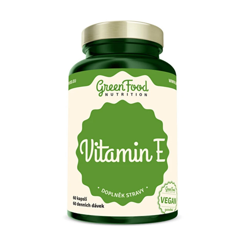 GreenFood Vitamín E 60 kapslí