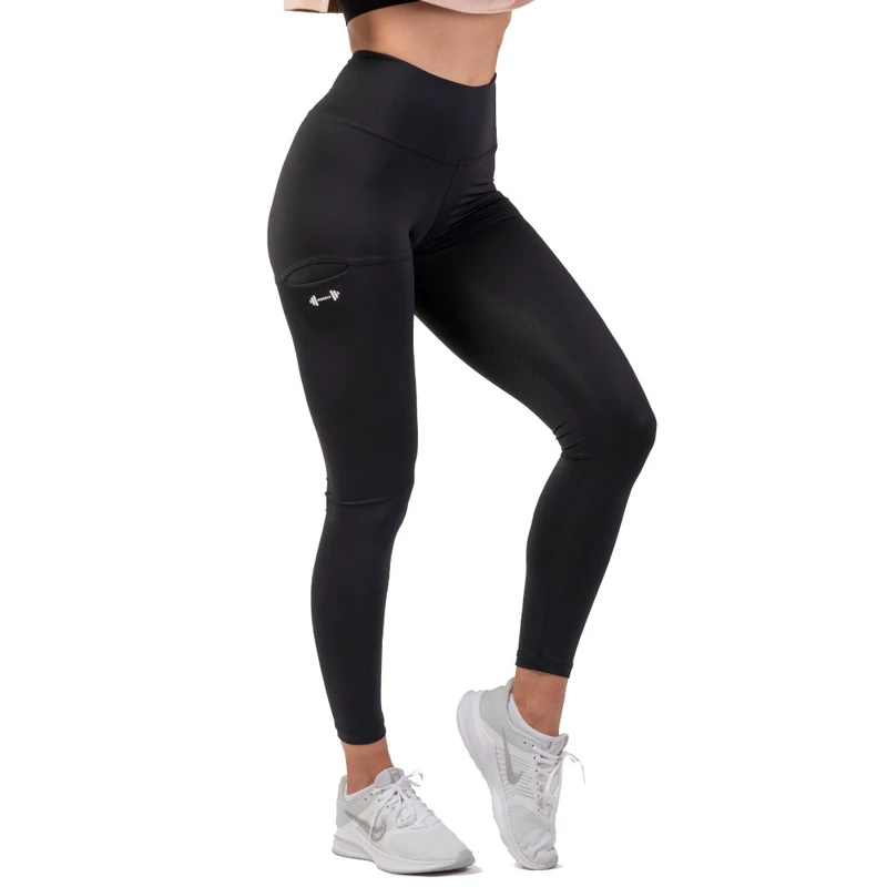 Nebbia Active High-Waist Smart Pocket Leggings Black S