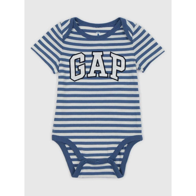 GAP Baby pruhované body s logem - Kluci