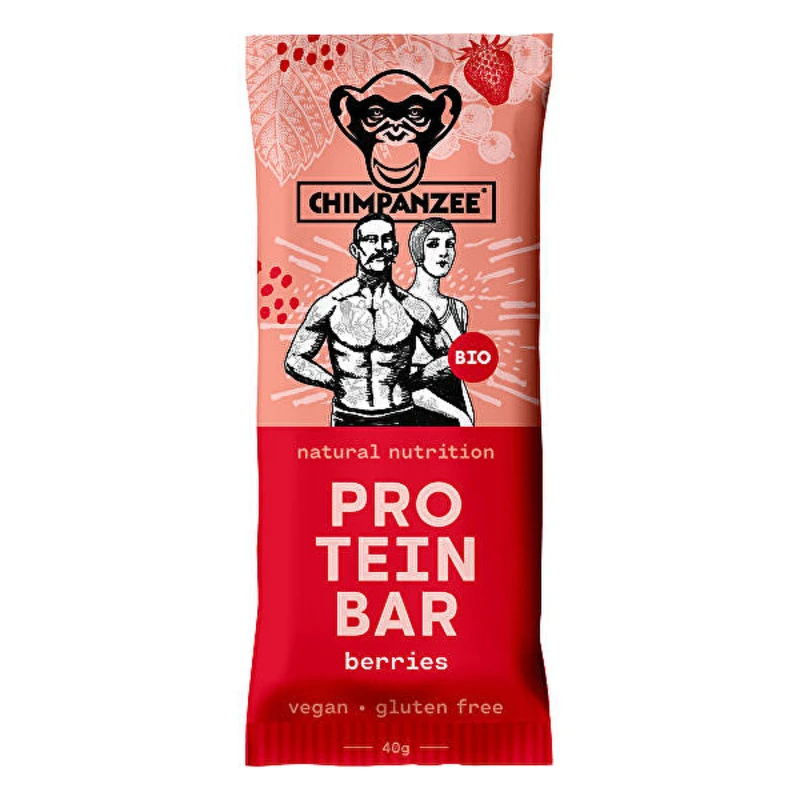 BIO proteinová tyčinka Chimpanzee Protein Bar 45g  Berries