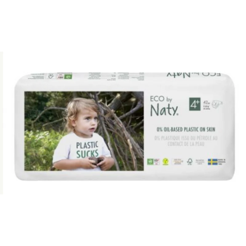 Eco by Naty Plenky Naty Maxi+ 9-20 kg - ECONOMY PACK 42 ks