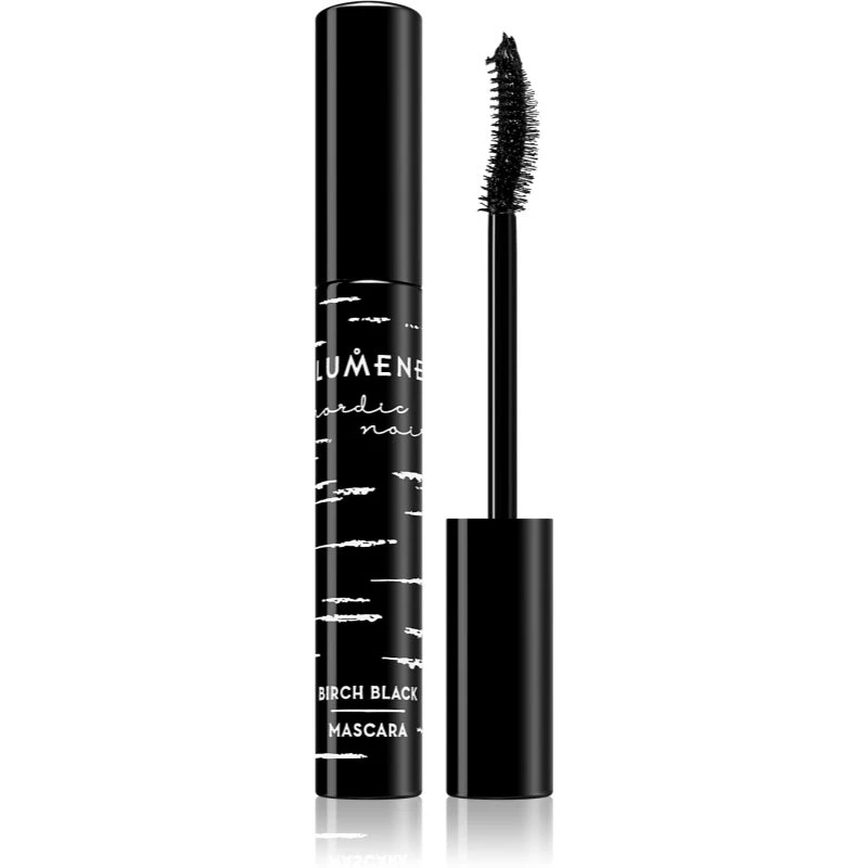 Lumene Nordic Noir Birch Black Mascara řasenka pro prodloužení a natočení řas odstín Black