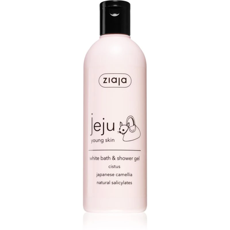 Ziaja Jeju Young Skin sprchový a koupelový gel bílý 300 ml