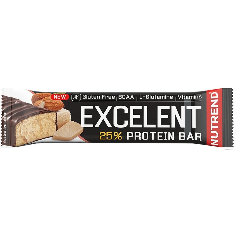 Nutrend Excelent Protein bar 85 g marcipán s mandlemi