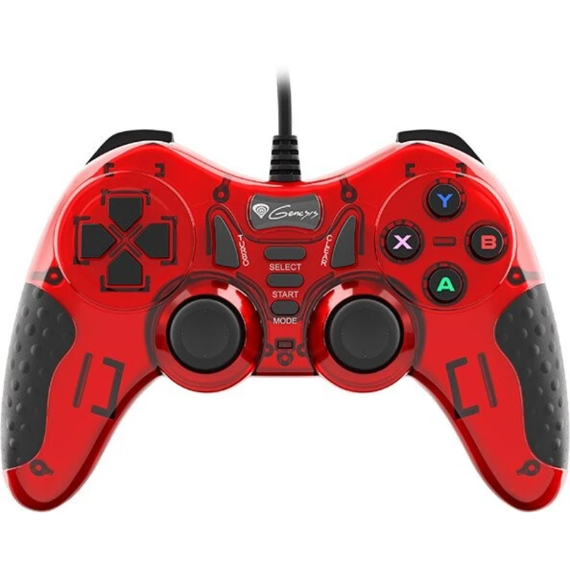 Drátový gamepad Genesis Mangan 200, pro PC, vibrace