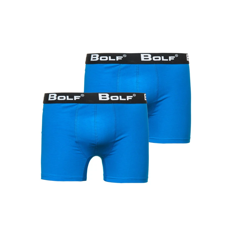 Modré pánské boxerky Bolf 0953-2P 2 PACK