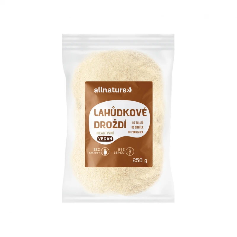 Allnature Lahůdkové droždí neaktivní 250 g