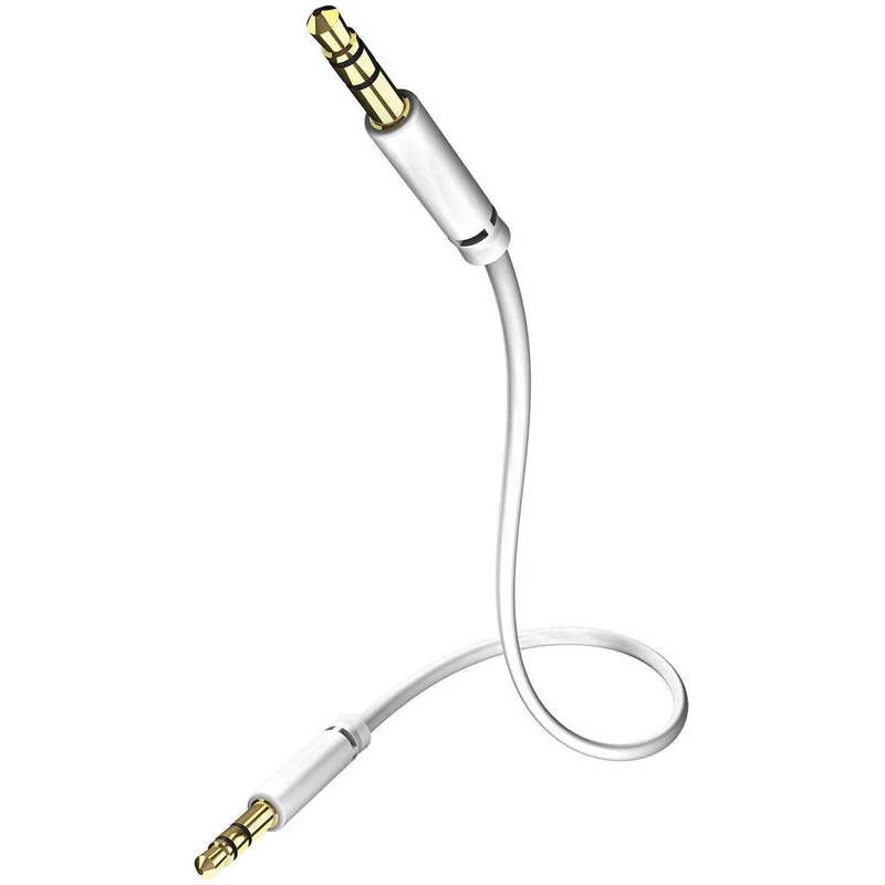 Kabel jack 3,5 mm ? Jack 3,5 mm, 3 m, bílý, inakustik