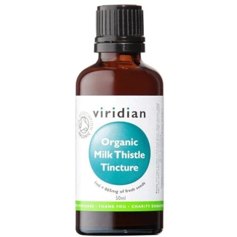 Viridian Milk Thistle Tincture Organic (Ostropestřec mariánský tinktura Bio) 50 ml