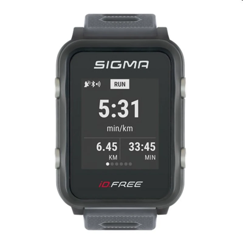 Sigma Pulsmetr iD.FREE Grey 24100