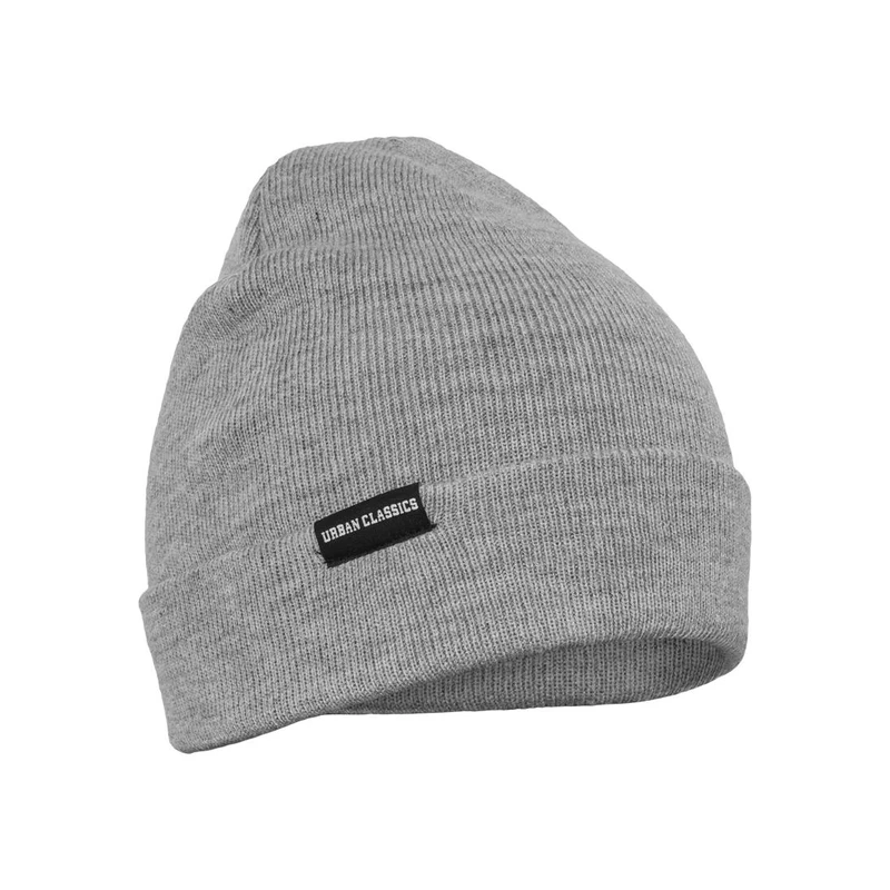 Čepice Basic Flap Beanie - šedá