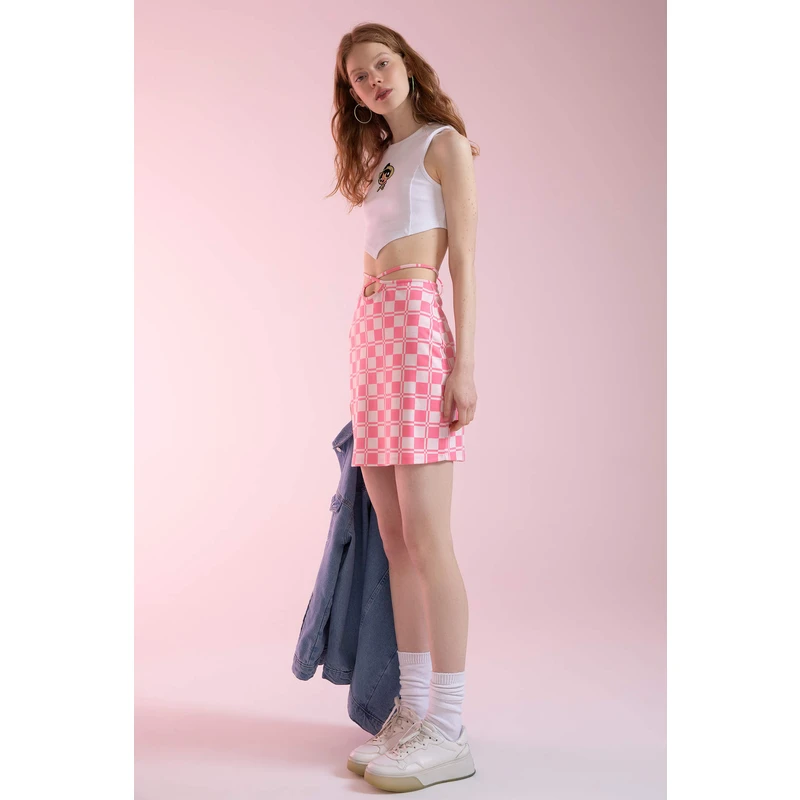 DEFACTO Slim Fit Knitted Skirt