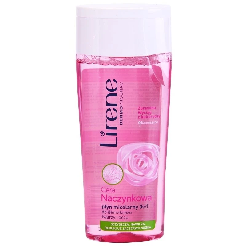 Lirene Redness micelární čisticí voda 3 v 1 200 ml