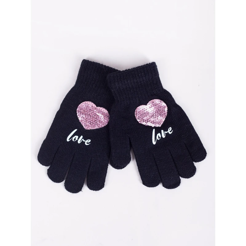 Yoclub Kids's Gloves RED-0099G-AA50-009