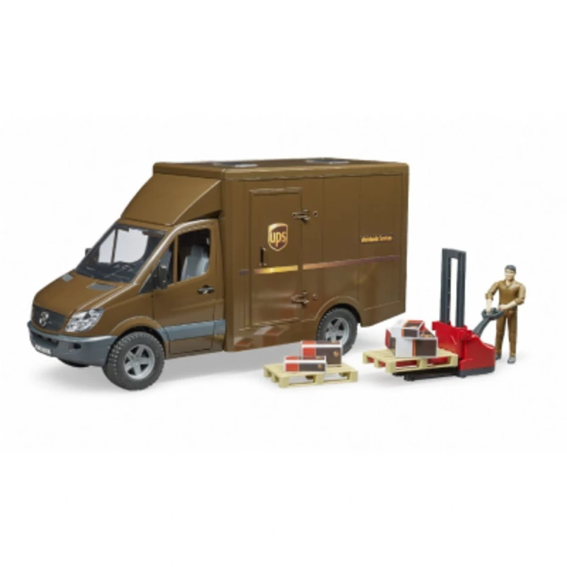 Siku Super UPS doručovací auto Mercedes-Benz Sprinter 1:50