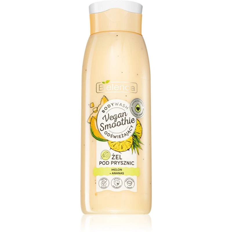 Bielenda Vegan Smoothie Melon & Pineapple lahodný sprchový gel 400 ml