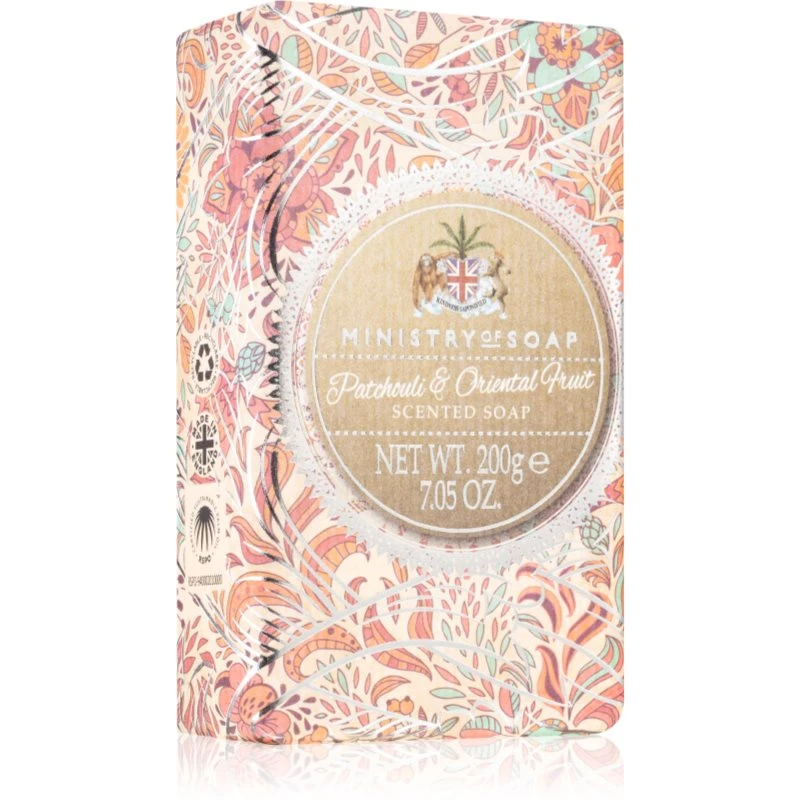 The Somerset Toiletry Co. Ministry of Soap Scented Soap tuhé mýdlo na tělo Patchouli & Oriental Fruit 200 g