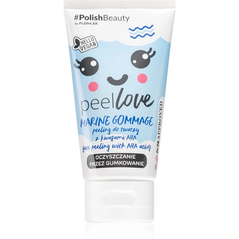 FlosLek Laboratorium Peel Love Marine čisticí pleťový peeling s AHA kyselinami 75 ml