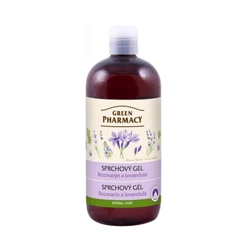 Green Pharmacy Body Care Rosemary & Lavender pečující sprchový gel 500 ml