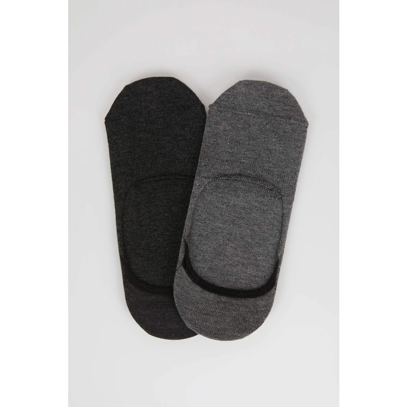 DEFACTO Men's Bamboo 2-pack Ballet Socks