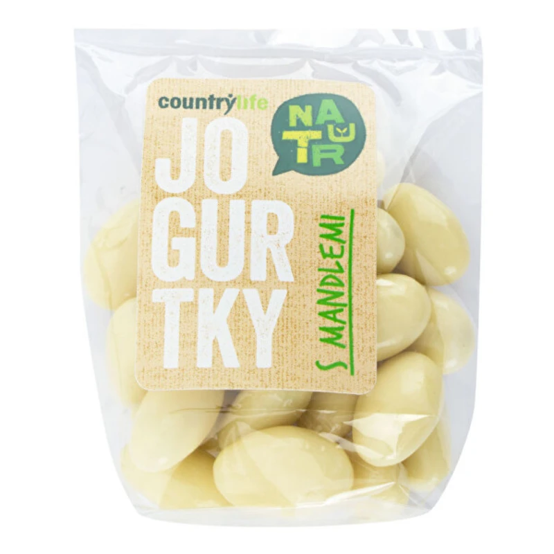 Country Life Jogurtky s mandlemi 100 g