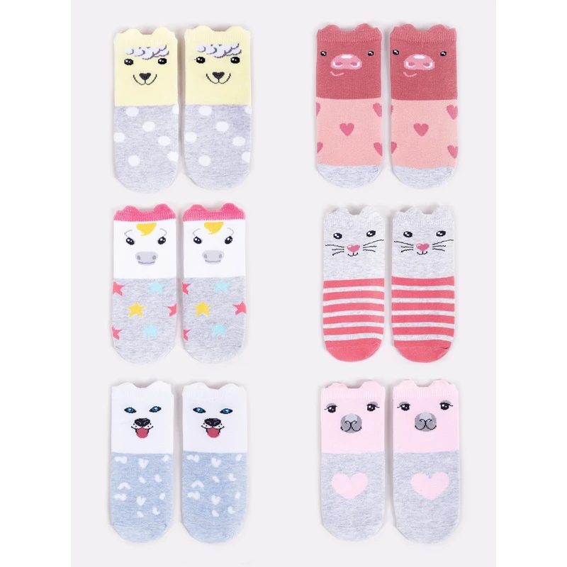 Yoclub Kids's 6Pack Socks SKA-0065G-000I-001