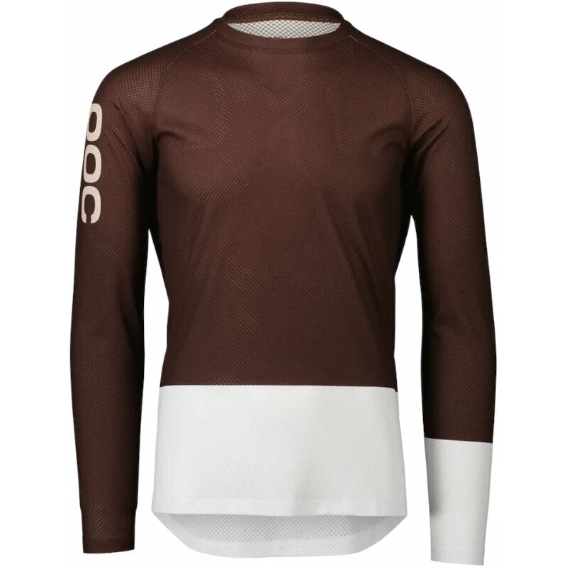 POC MTB Pure LS Jersey Axinite Brown/Hydrogen White 2XL