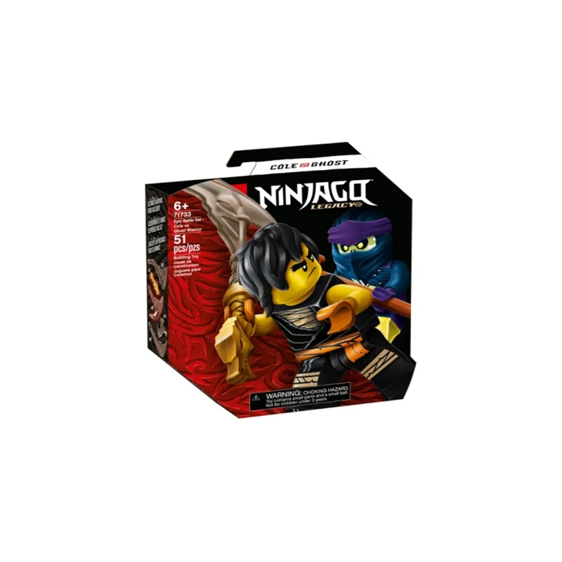 LEGO NINJAGO Epický souboj – Cole vs. přízračný válečník 71733 STAVEBNICE