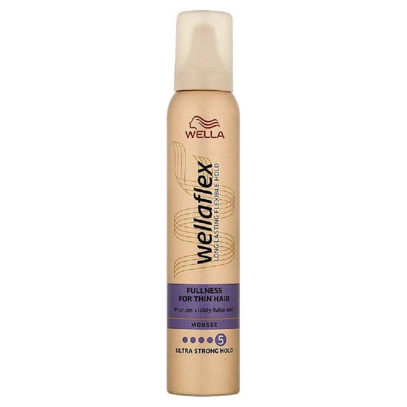 Wella Pěnové tužidlo s ultra silnou fixací pro jemné vlasy Wellaflex Fullness For Thin Hair (Mousse) 200 ml