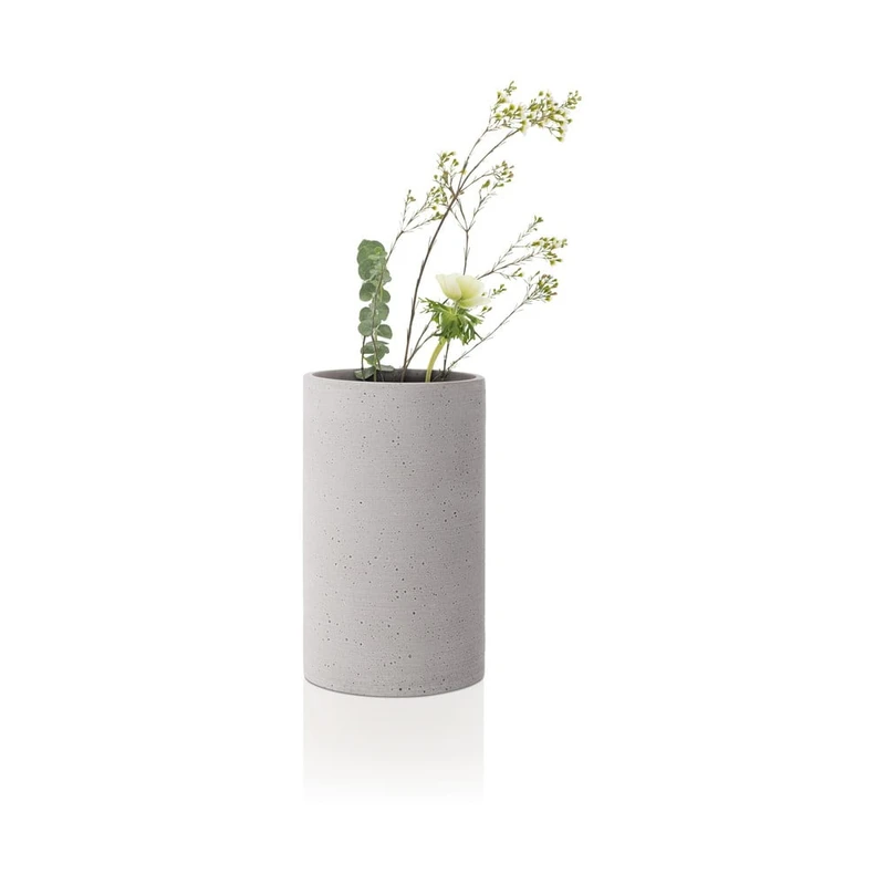 Váza 20 cm Blomus COLUNA - světle šedá