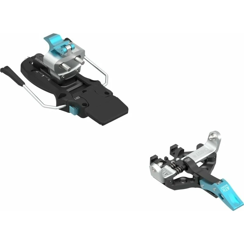 ATK Bindings Crest 8 Black/White/Light Blue 86 mm