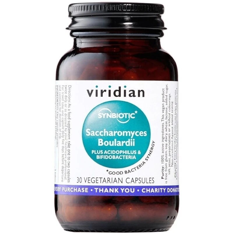 Viridian Synerbio Saccharomyces Boulardii 30 caps