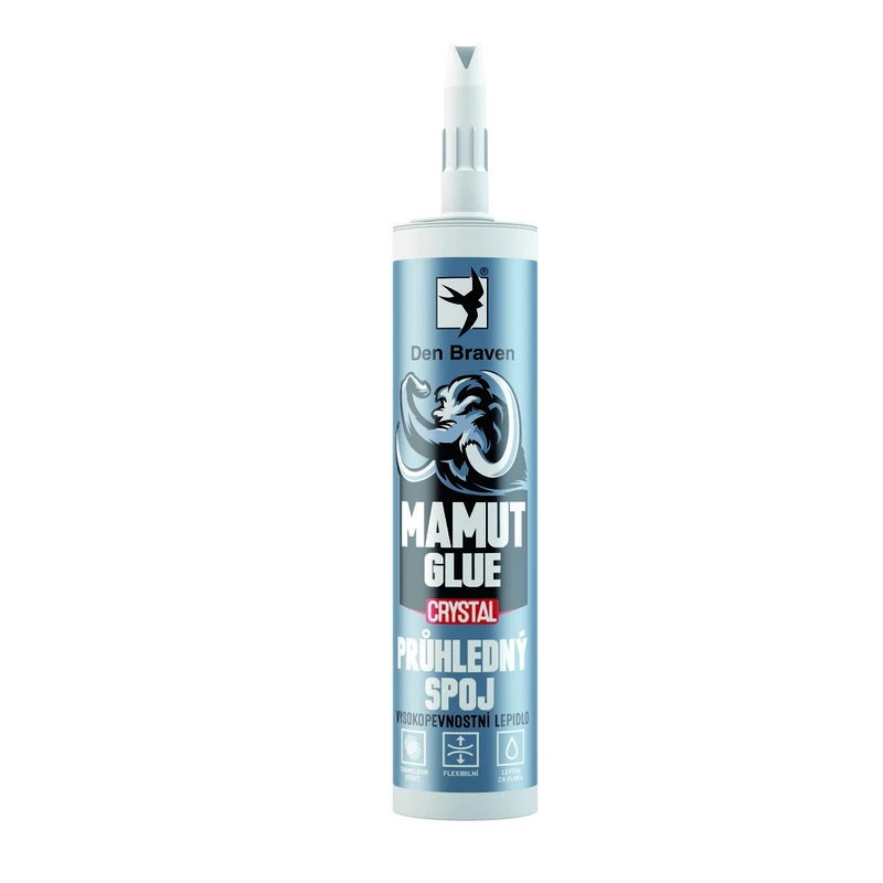 Den Braven lepidlo MAMUT GLUE CRYSTAL 290ml transparent 51930BD