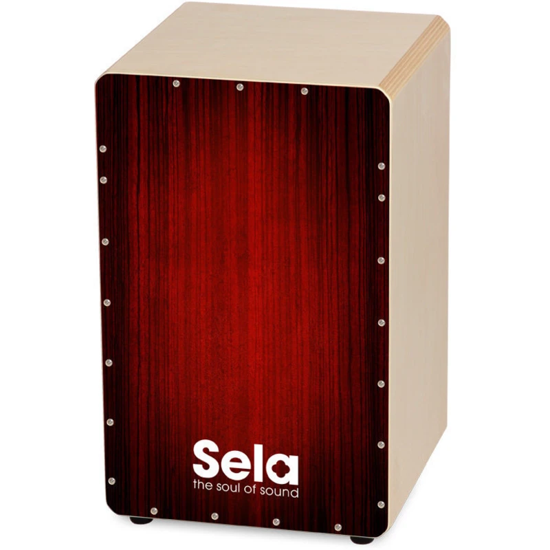 Sela SE 050 Varios Dřevěný cajon Červená