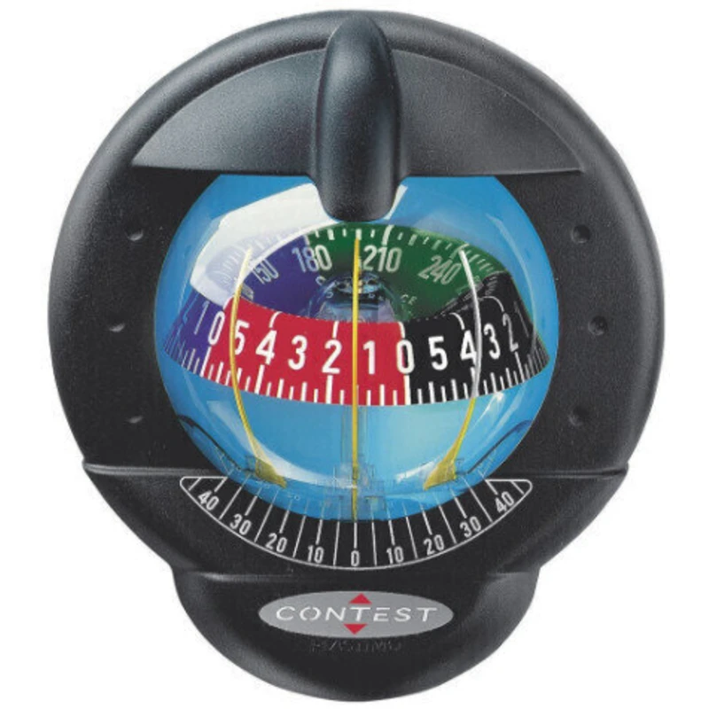 Plastimo Compass Contest 101 BLACK-RED Vertical Bulkhead