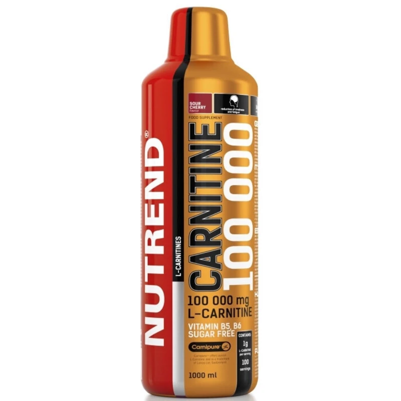 Nutrend Carnitine 100000 1000 ml višeň